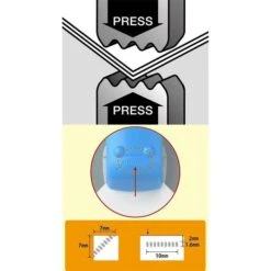 Kokuyo Heftgerät Harinacs Press Type SLN-MPH105B, Heftleistung 5 Blatt, Klammerlos, Blau -Einrichtungsgeschäft 888f6676a5fc96ea8dfc0783ba8ac9643b0bf8c5 heftgeraet kokuyo harinacs press type sln mph105b