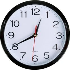 Technoline WT 600 Wanduhr Schwarz Quarz 25 Cm