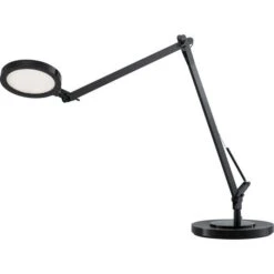 Hansa Schreibtischlampe LED Venus, Dimmbar, Schwarz, Mit Standfuß