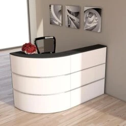 Kerkmann Empfangstheke Cento 1, 3850, Weiß / Anthrazit, 180 X 110 X 80cm, Rezeption -Einrichtungsgeschäft 8b1f0b10c303bce3c306fba3a6d8ebb621ce8c92 empfangstheke kerkmann cento 1 3850