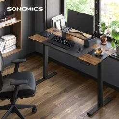 Vasagle Schreibtisch LSD017X01, Braun, Elektrisch Höhenverstellbar, 140 X 72-120 X 60cm -Einrichtungsgeschäft 8b57544d734827791a1041ad61bf5e85c7f10dfa schreibtisch vasagle lsd017x01 braun