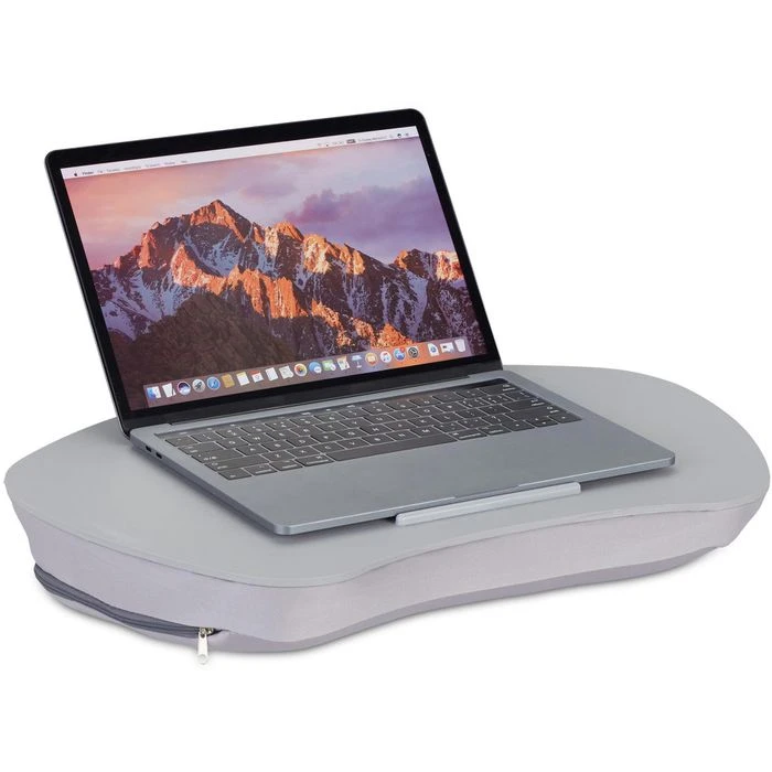 Relaxdays Laptopkissen 10027857, Für 13-22 Zoll, Grau 3 Relaxdays Laptopkissen 10027857, Für 13-22 Zoll, Grau