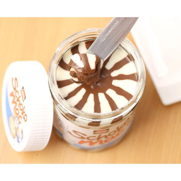 Schwartau Brotaufstrich Schoko Mac, Mit Milchcreme, Im Glas, 400g 4 Schwartau Brotaufstrich Schoko Mac, Mit Milchcreme, Im Glas, 400g – Bild 2