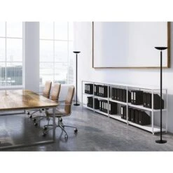 Unilux Stehlampe Baly First LED, Schwarz, LED, 3270 Lm, 24 W -Einrichtungsgeschäft 8db8b6c2b3383071dad443324576536453dad5fd stehlampe unilux first led schwarz