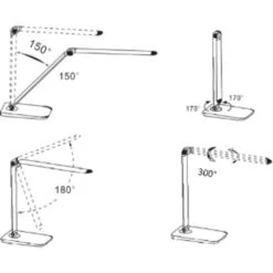 Unilux Schreibtischlampe Twistled LED, Dimmbar, USB, Lichtsensor, Mit Standfuß -Einrichtungsgeschäft 8df7dc41e8abe8a6f5051df4c0b8240e98a6b7e6 schreibtischlampe unilux twistled led
