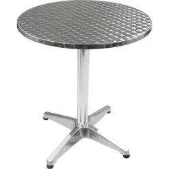 Stehtisch Silber Ø 60cm Höhenverstellbar 70/115 X 60cm (HxØ) Aluminium -Einrichtungsgeschäft 8e82de174b849e02908e89a1924a8c6c252c9b4f stehtisch boettcher ag silber durchschnitt 60cm
