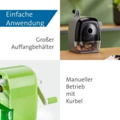 Dahle® Dahle 133 Spitzmaschine 11.5mm Schwarz/weiß Zwinge -Einrichtungsgeschäft 8f749d57a912436eed3da54ee4c83f7081613f9a spitzmaschine dahle 133 mit kurbel