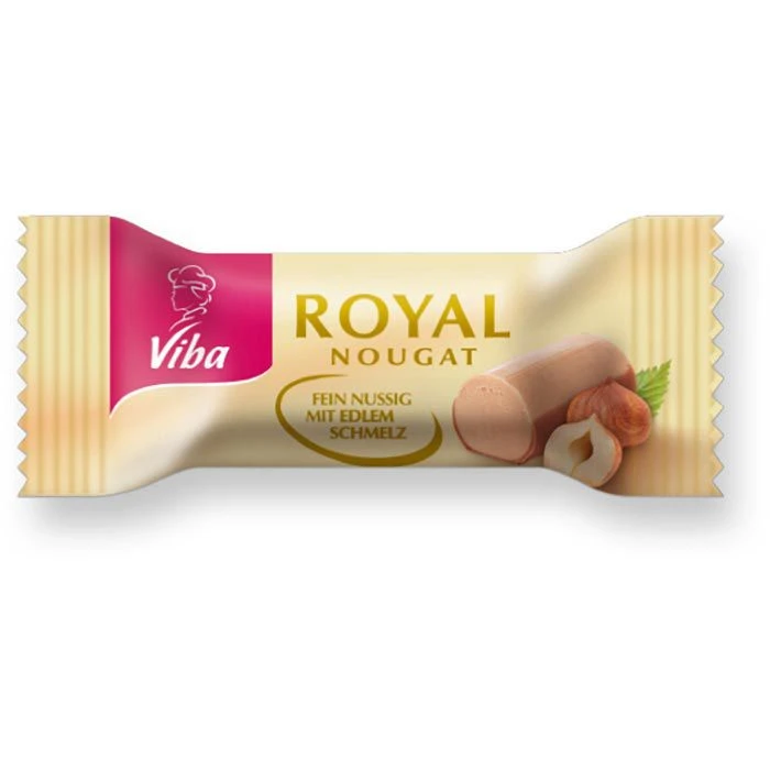 Viba Nougat Royal-Nougat, 12 Stück, Mini Riegel, Im Beutel, 120g 4 Viba Nougat Royal-Nougat, 12 Stück, Mini Riegel, Im Beutel, 120g – Bild 2