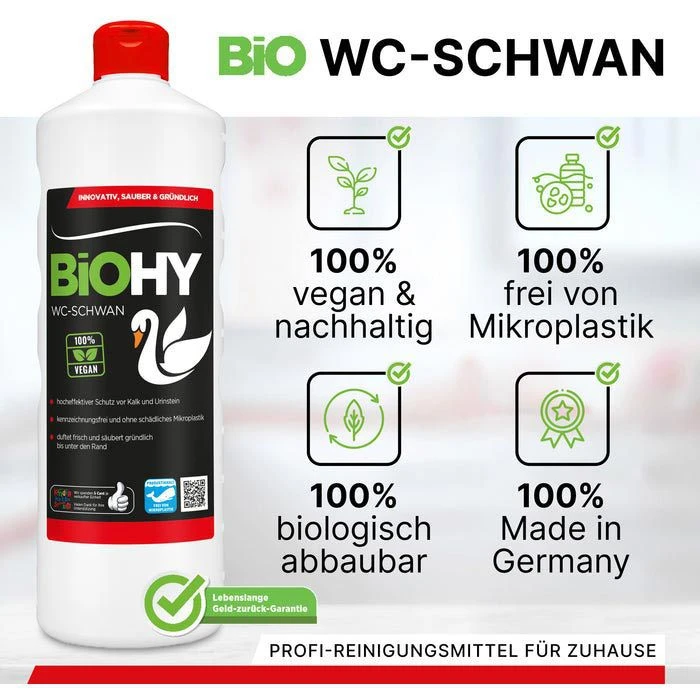 BiOHY WC-Reiniger WC-Schwan, 032-001, 100% Vegan, 750ml 4 BiOHY WC-Reiniger WC-Schwan, 032-001, 100% Vegan, 750ml – Bild 2