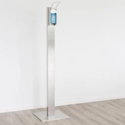 Sanismart Desinfektionsmittelspender 2819, Mit Ständer, Stehend, Silber / Weiß, 500ml -Einrichtungsgeschäft 92ad926c5e22d5c6074353971081c35e45ba2949 desinfektionsmittelspender sanismart 2819