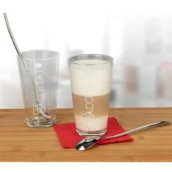 Ritzenhoff&Breker Kaffeegläser Lena, Set Mit Löffel, Latte Macchiato, 350ml, 4-teilig -Einrichtungsgeschäft 955fa0d8cc47617739faa7460cdb60dcd53cd5a1 kaffeeglaeser ritzenhoffundbreker lena