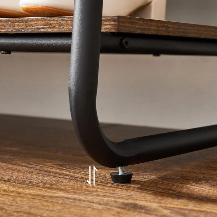 Vasagle Garderobenständer RGR112B01, Vintage, Mit 2 Ablagen, Bis 170 Kg, Metall / Holz, Braun 9 Vasagle Garderobenständer RGR112B01, Vintage, Mit 2 Ablagen, Bis 170 Kg, Metall / Holz, Braun – Bild 7