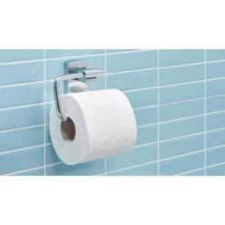 Tesa Toilettenpapierspender Klaam, 40258, Ohne Bohren, Metall, Für 1 Kleinrolle, Silber -Einrichtungsgeschäft 983e7461fee6c08ed6aa24ec6bce370b57a672fa toilettenpapierspender tesa klaam 40258