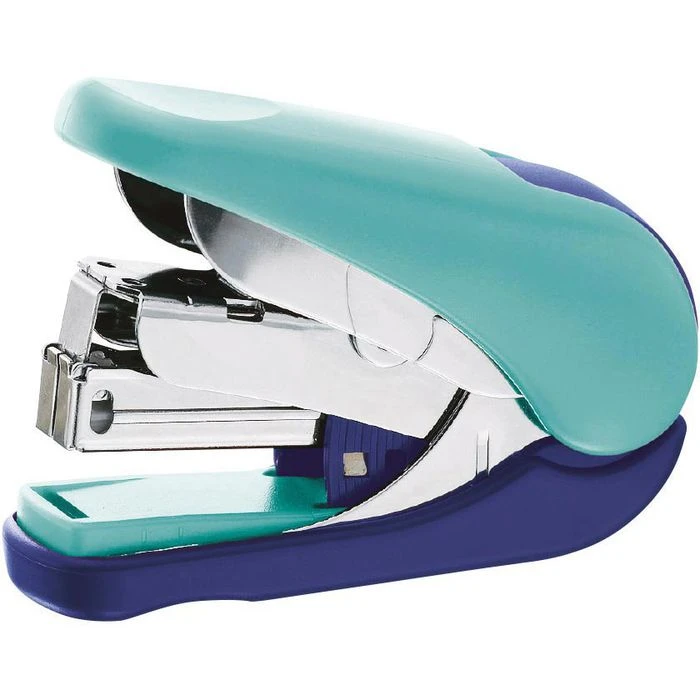 Plus-Japan Heftgerät 30591, ST-010VH, Flat-Clinch Heftleistung 25 Blatt, Türkis-blau 5 Plus-Japan Heftgerät 30591, ST-010VH, Flat-Clinch Heftleistung 25 Blatt, Türkis-blau – Bild 3