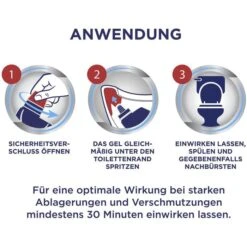 Domestos WC-Reiniger Kraft & Frische WC Gel, Ocean Fresh, Beseitigt 99,9% Der Bakterien, 750ml -Einrichtungsgeschäft 9b616e67eb6257dd0d259bcc196726d1884c0744 wc reiniger domestos kraft und frische wc gel