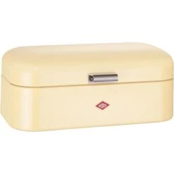 Wesco Brotkasten Grandy 235201-23, Stahlblech, Klappdeckel, 42 X 22 X 17cm, Mandel