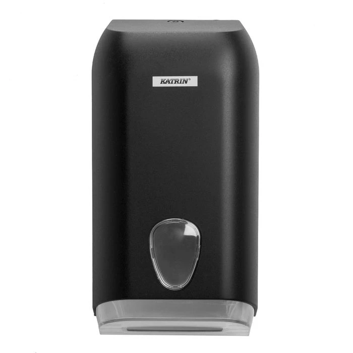 Katrin Toilettenpapierspender Inclusive 92605, Kunststoff, Zur Einzelblattentnahme, Schwarz 4 Katrin Toilettenpapierspender Inclusive 92605, Kunststoff, Zur Einzelblattentnahme, Schwarz – Bild 2