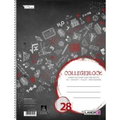 Landre Collegeblock 100050064 College, A4, Innen- Und Außenrand, 70 G/m², 80 Blatt, Kariert -Einrichtungsgeschäft a3f57c0434640751eb600e021d504ab0823417d8 collegeblock landre 100050064 college a4