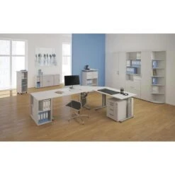 Geramöbel Schreibtisch Flex S-618103-LS, Lichtgrau, Maße: 160 X 80cm -Einrichtungsgeschäft a5ab76c7ed4ac607d97de7f7543ba5c542529391 schreibtisch geramoebel flex s 618103 ls lichtgrau