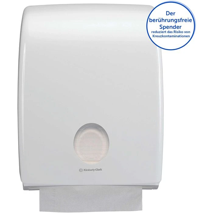 Kimberly Clark Kimberly-Clark Handtuchspender Aquarius, 6954, Kunststoff, Für 400 Falthandtücher Mit C-Falz Weiß 5 Kimberly Clark Kimberly-Clark Handtuchspender Aquarius, 6954, Kunststoff, Für 400 Falthandtücher Mit C-Falz Weiß – Bild 3