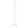 Vasagle Garderobenständer RCR04WT, Mit 8 Haken, Holz, Weiß -Einrichtungsgeschäft a81cf2e5a32201ea9353a58df47aab87d9791531 garderobenstaender vasagle rcr04wt
