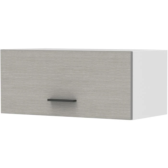 Röhr Wandregal Quantum, Riptype Grau, Mit Klapptür Nach Oben Zu öffnen, 80cm