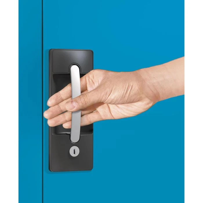 CP-Möbel Aktenschrank Acurado C2000, Aus Metall, Abschließbar, 93 X 195 X 40cm, Lichtblau/lichtgrau 6 CP-Möbel Aktenschrank Acurado C2000, Aus Metall, Abschließbar, 93 X 195 X 40cm, Lichtblau/lichtgrau – Bild 4