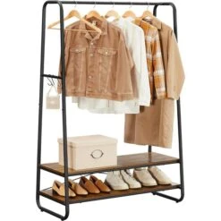 Vasagle Garderobenständer RGR112B01, Vintage, Mit 2 Ablagen, Bis 170 Kg, Metall / Holz, Braun 12 Vasagle Garderobenständer RGR112B01, Vintage, Mit 2 Ablagen, Bis 170 Kg, Metall / Holz, Braun -Einrichtungsgeschäft ab596c896a4b97dbd5675c4a8419ec6f89ca8c34 garderobenstaender vasagle rgr112b01 vintage