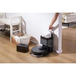 Roborock Saugroboter Q7+, Mit Absaugstation, Ladestation, Wischfunktion, 180 Minuten, Schwarz -Einrichtungsgeschäft abf98250eeb008bc268d1c175a9972e1abb00825 saugroboter roborock q7 plus mit absaugstation