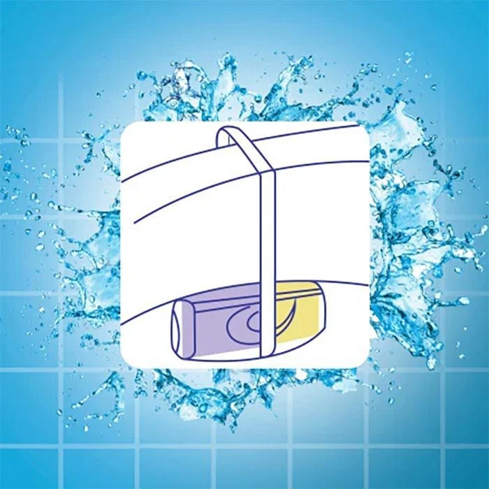 WC-Frisch WC-Duftspüler Duo-Duftspüler Lemon, 2-Phasen-Wirkung, Im Korb 4 WC-Frisch WC-Duftspüler Duo-Duftspüler Lemon, 2-Phasen-Wirkung, Im Korb – Bild 2