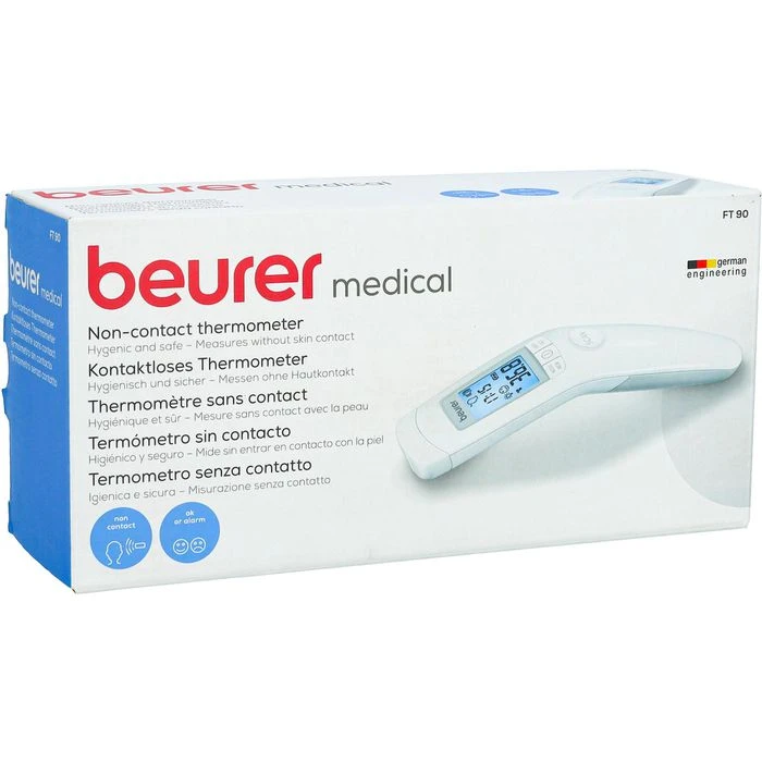 Beurer Fieberthermometer FT 90, Infrarot, Stirn, Digital, Kontaktlos 9 Beurer Fieberthermometer FT 90, Infrarot, Stirn, Digital, Kontaktlos – Bild 7