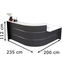 Kerkmann Empfangstheke Bari 3559, Anthrazit / Weiß, 235 X 112 X 200cm, Winkeltheke Mit Anbautisch 9 Kerkmann Empfangstheke Bari 3559, Anthrazit / Weiß, 235 X 112 X 200cm, Winkeltheke Mit Anbautisch -Einrichtungsgeschäft b25c06ac2ca9fb2b14e6f77d8bb65630a2a99431 empfangstheke kerkmann bari 3559 anthrazit weiss