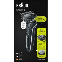 Braun Elektrorasierer Series 5 51-W1600s, Weiß, Wet & Dry, Mit EasyClick-Bodygroomer -Einrichtungsgeschäft b279330ffdc535e2db52d13004139d93deca3580 elektrorasierer braun series 5 51 w1600s weiss