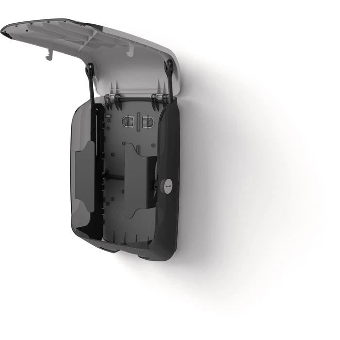 Katrin Handtuchspender Inclusive M, 90168, Kunststoff, Für 600 Falthandtücher, Weiß 6 Katrin Handtuchspender Inclusive M, 90168, Kunststoff, Für 600 Falthandtücher, Weiß – Bild 4