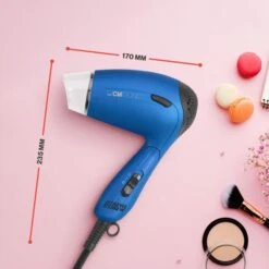 Clatronic Haartrockner HT 3429, Soft Touch-Gehäuse, Reisehaartrockner, Klappbar, 1200 Watt, Blau -Einrichtungsgeschäft b4cfefd1fc3df36bdd6735fd38fd7fa1fb813c9d haartrockner clatronic ht 3429 soft touch gehaeuse