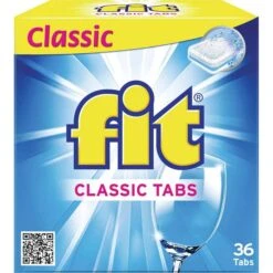 Fit Spülmaschinentabs Classic, Geschirr-Reiniger, Phosphatfrei, 36 Tabs