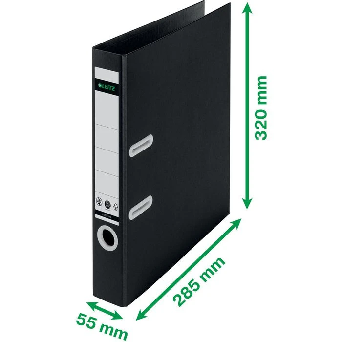 Leitz Ordner Recycle 1019-00-95, Recycling-Karton, A4, 5cm, Schwarz 5 Leitz Ordner Recycle 1019-00-95, Recycling-Karton, A4, 5cm, Schwarz – Bild 3