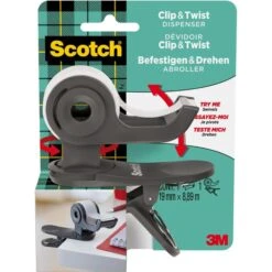 Scotch Klebefilmabroller Clip & Twist, Grau, Tischabroller Für Kleberollen 19mm X 33m 7 Scotch Klebefilmabroller Clip & Twist, Grau, Tischabroller Für Kleberollen 19mm X 33m -Einrichtungsgeschäft ba2900b64c592aee2d0f1ded81ab8f5b9503bc3a klebefilmabroller scotch clip und twist grau