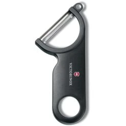 Victorinox Sparschäler 7.6073.3, Schwarz, Universal, Stahlklinge Kunststoffgriff