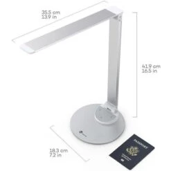 TaoTronics Schreibtischlampe TT-DL19 LED, Standfuß, Dimmbar, USB, Silber -Einrichtungsgeschäft bc12fe70c3867072c765836ec5cdd65a75dc5cc5 schreibtischlampe taotronics tt dl19 led