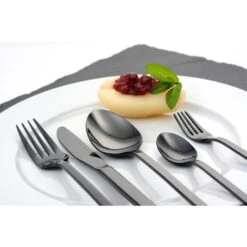 Gräwe Menümesser Lissabon, Edelstahl - Titan, Rostfrei, Schwarz, Set 6 Stück -Einrichtungsgeschäft bcd67a1cced0c057468bc1cf0a1a96e09c65a0c9 menuemesser graewe lissabon edelstahl titan