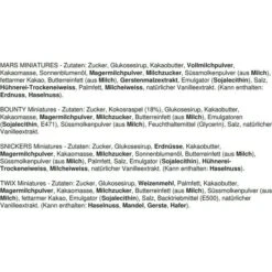 Mars Schokoriegel Miniatures Mix, 3000g, Verschiedene Sorten, 296 Riegel -Einrichtungsgeschäft be1936cfac5db2f71299f05d5faf7b1d657abd1b schokoriegel mars miniatures mix