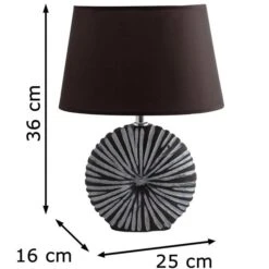 Schreibtischlampe BRUBAKER Braun, Keramik-Standfuß, 2 Stück 9 Schreibtischlampe BRUBAKER Braun, Keramik-Standfuß, 2 Stück -Einrichtungsgeschäft c078bf9a0a3d78eb4ebb2a7d93affd4ade0a02b0 schreibtischlampe brubaker