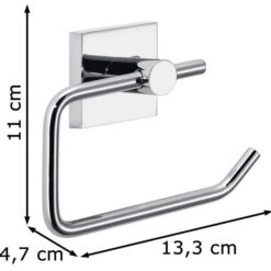 Tesa Toilettenpapierspender Ekkro, 40232, Ohne Bohren, Metall, Für 1 Kleinrolle, Silber -Einrichtungsgeschäft c07e762dda4bf02e7083f252ff353a079c2b7d84 toilettenpapierspender tesa ekkro 40232