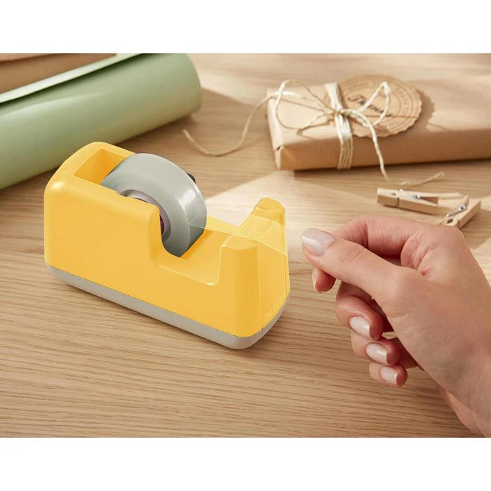 Leitz Klebefilmabroller Cosy 5367-00-19, Gelb, Tischabroller Für Kleberollen 19mm X 33m 4 Leitz Klebefilmabroller Cosy 5367-00-19, Gelb, Tischabroller Für Kleberollen 19mm X 33m – Bild 2