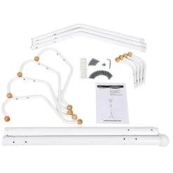 Songmics Garderobenständer RCR19W, Mit 12 Haken, Metall, Weiß -Einrichtungsgeschäft c2f1c01d042602dc88efe1a65b4aa268490c6927 garderobenstaender songmics rcr19w