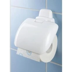 Wenko Toilettenpapierspender Pure, 17941100, Kunststoff, 1 Kleinrolle, Mit Abdeckung, Weiß -Einrichtungsgeschäft c35ad472743c5cf1ce508e8a7cef6812c88efacb toilettenpapierspender wenko pure 17941100