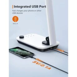 TaoTronics Schreibtischlampe TT-DL092 LED, Standfuß, Dimmbar, USB, Lichtsensor -Einrichtungsgeschäft c373a006cc5a80182cad3a64a9481804fdbb0c64 schreibtischlampe taotronics tt dl092 led