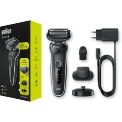 Braun Elektrorasierer Series 5 50-W4200cs, Weiß, Wet & Dry, Mit EasyClick-Präzisionstrimmer -Einrichtungsgeschäft c4368b5a32af4c5da06bd3e2af3d34a22d9eaba6 elektrorasierer braun series 5 50 w4200cs weiss