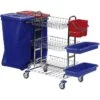 Floorstar Reinigungswagen HW 1 SOLID, Verchromt, Hotelwagen, 6 Liter, 3 X Korb -Einrichtungsgeschäft c456654743188f044312c9a1264cc53dd7034154 reinigungswagen floorstar hw 1 solid verchromt